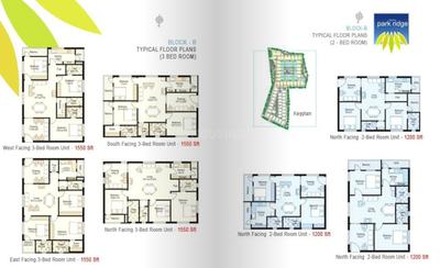 Image of 1357 Sq.ft 3 BHK Apartment / Flat for sale in Madhu Park Ridge, Bandlaguda Jagir, Hyderabad for Rs. 7600000