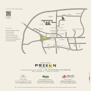 Image of 1205 Sq.ft 2 BHK Apartment / Flat for sale in Prekon Jewel by Prekon Constructions, Miyapur, Hyderabad for Rs. 9000000