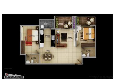 Image of 1404 Sq.ft 3 BHK Apartment / Flat for sale in Concorde Amber, Chikkakannalli, Bengaluru for Rs. 11500000