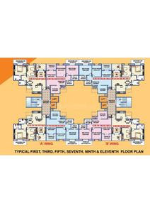 Image of 1056 Sq.ft 2 BHK Apartment / Flat for sale in Vaishnavi Sahil Heights, Pimple Nilakh, Pune for Rs. 9600000