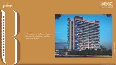 Image of 1950 Sq.ft 3 BHK Apartment / Flat for sale in Adore Broadway Residences, Sector 83, Faridabad for Rs. 18600000