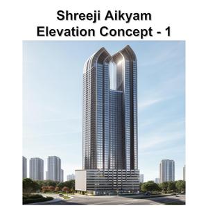 Image of 942 Sq.ft 2 BHK Apartment / Flat for sale in Shreeji Aikyam, Kandivali West, Mumbai for Rs. 23100000