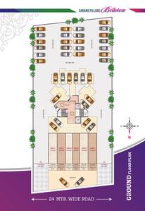 Image of 710 Sq.ft 1 BHK Apartment / Flat for sale in Sarang Pillars Bellview, Ulwe, Navi Mumbai for Rs. 7200000