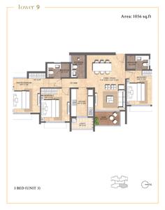 Image of 3888 Sq.ft 5 BHK Apartment / Flat for sale in Lodha Bella Vita Tower 1 2 3 4, Mohammed Wadi, Pune for Rs. 21500000
