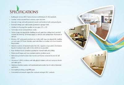 Image of 1220 Sq.ft 2 BHK Apartment / Flat for sale in Land Royal Palm, Kodailbail, Mangalore for Rs. 8500000