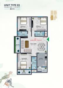 Image of 1400 Sq.ft 3 BHK Apartment / Flat for sale in YGR Grandeur, RR Nagar, Bengaluru for Rs. 26500000