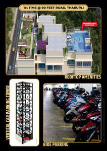 Image of 900 Sq.ft 2 BHK Apartment / Flat for sale in Metro Luxuria, Dombivli East, Thane for Rs. 7700000
