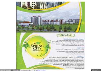 Image of 1065 Sq.ft 3 BHK Apartment / Flat for sale in Trishna TSL Spring City Phase 1, Khordha, Khordha District for Rs. 4600000
