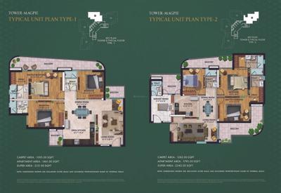 Image of 2139 Sq.ft 3 BHK Apartment / Flat for sale in Chintamani, Sector 103, Gurgaon for Rs. 21310000