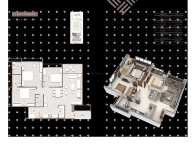 Image of 2125 Sq.ft 3 BHK Apartment / Flat for sale in Edifice Phase 2, Sargasan, Gandhinagar for Rs. 12500000