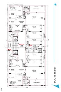 Image of 1845 Sq.ft 3 BHK Apartment / Flat for sale in Gardania Skyrise, Zundal, Ahmedabad for Rs. 7400000