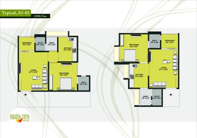 Image of 610 Sq.ft 1 BHK Apartment / Flat for sale in Shakti Kailash Tirth Avenue, Vatva, Ahmedabad for Rs. 1340000