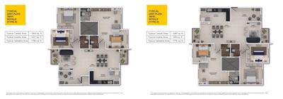 Image of 1082 Sq.ft 3 BHK Apartment / Flat for sale in Provident Equinox 3, Kengeri, Bengaluru for Rs. 9600000