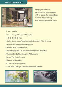 Image of 620 Sq.ft 1 BHK Apartment / Flat for sale in Iskcon Residency Phase II Type B, Ambernath East, Ambernath for Rs. 2900000