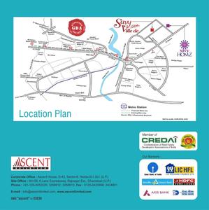 Image of 1198 Sq.ft 3 BHK Apartment / Flat for sale in Ascent Savy Ville De, Raj Nagar Extension, Ghaziabad for Rs. 8500000