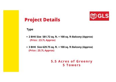 Image of 680 Sq.ft 2 BHK Apartment / Flat for sale in GLS Avenue 81 Phase 1, Sector 81, Gurgaon for Rs. 6800000