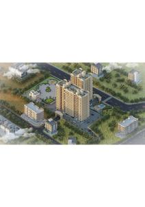Image of 1090 Sq.ft 2 BHK Apartment / Flat for sale in Vikas Oswal Heights, Palghar, Mumbai for Rs. 5995000