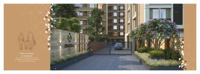 Image of 700 Sq.ft 2 BHK Apartment / Flat for sale in Yogeshwar Swarnim Sky, Bhayli, Vadodara for Rs. 3900000