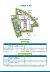 Image of 741 Sq.ft 1 BHK Studio for sale in Silverglades Merchant Plaza, Sector 88, Gurgaon for Rs. 8000000