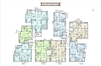 Image of 1800 Sq.ft 3 BHK Apartment / Flat for sale in Appaswamy Luz Amor, Mylapore, Chennai for Rs. 36000000