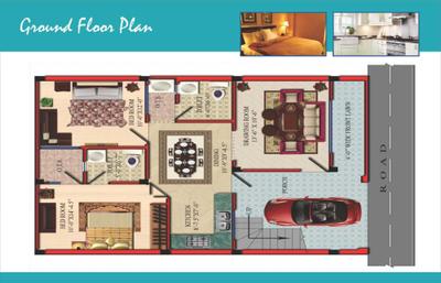 Image of 988 Sq.ft 2 BHK Independent House for sale in Amba Green, Bijnor, Lucknow for Rs. 5700000