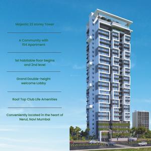 Image of 1150 Sq.ft 2 BHK Apartment / Flat for sale in Landmaark La Palacio, Nerul, Navi Mumbai for Rs. 22000000