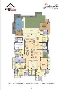 Image of 1600 Sq.ft 3 BHK Apartment / Flat for sale in AGI Jalandhar Heights 2 Extension, Pholriwal, Jalandhar for Rs. 8500000