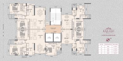 Image of 1050 Sq.ft 2 BHK Apartment / Flat for sale in Tridev Kailash Residency, Mulund West, Mumbai for Rs. 17500000