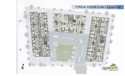 Image of 1300 Sq.ft 2 BHK Apartment / Flat for sale in Neelkanthvarni Homes, Chandlodia, Ahmedabad for Rs. 6000000