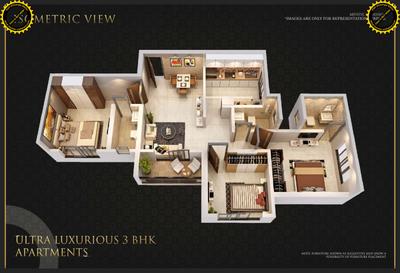 Image of 685 Sq.ft 1 BHK Apartment / Flat for sale in Om Swayambhu Siddhivinayak Balaji Residency 2, Thakurli, Thane for Rs. 5100000