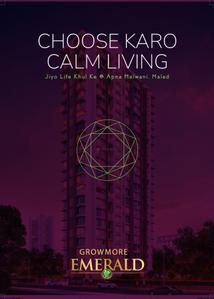 Image of 620 Sq.ft 2 BHK Apartment / Flat for sale in Growmore Emerald, Malad West, Mumbai for Rs. 13500000