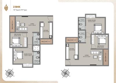 Image of 550 Sq.ft 1 BHK Apartment / Flat for sale in Siyara Avantika, Bhiwandi, Thane for Rs. 3800000
