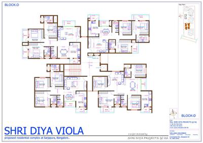 Image of 1260 Sq.ft 3 BHK Apartment / Flat for sale in Shri Viola, Kadagrahara, Bengaluru for Rs. 7000000