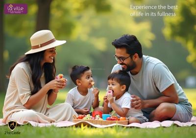 Image of 2400 Sq.ft 3 BHK Independent House for sale in 21st La Ville Township by 21st Castle Developers LLP, BEML Cooperative Society Layout, Bengaluru for Rs. 20600000