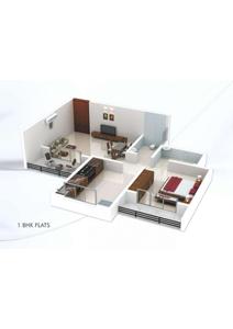 Image of 550 Sq.ft 1 BHK Independent House for sale in Shiv Sai Residency, Ambernath East, Ambernath for Rs. 2300000