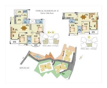Image of 1380 Sq.ft 2 BHK Apartment / Flat for sale in Olive Builders Cressida, Kazhakkoottam, Thiruvananthapuram for Rs. 9200000