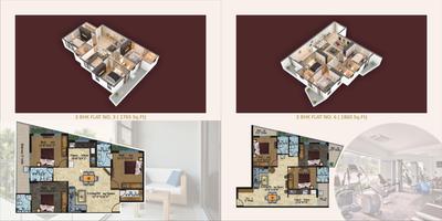 Image of 1836 Sq.ft 3 BHK Apartment / Flat for sale in Jupiter Plaza, Manva Kheda, Udaipur for Rs. 8000000