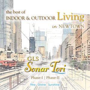 Image of 1161 Sq.ft 3 BHK Apartment / Flat for sale in GLS Sonar Tori Phase II, New Town, Kolkata for Rs. 6269400