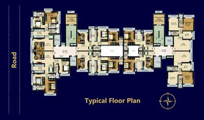 Image of 1450 Sq.ft 3 BHK Apartment / Flat for sale in Shivoham Avyukta Neelkamal, Borivali West, Mumbai for Rs. 32000000