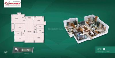Image of 2000 Sq.ft 4 BHK Apartment / Flat for sale in Kaypee Oriental Palms, Phool Bagan, Kolkata for Rs. 25000000