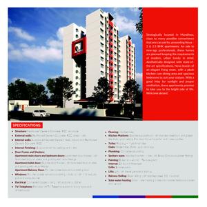 Image of 700 Sq.ft 2 BHK Apartment / Flat for sale in Magarpatta Nova Phase 1, Mundhwa, Pune for Rs. 8800000