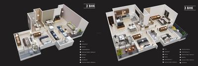 Image of 1077 Sq.ft 2 BHK Apartment / Flat for sale in Preet Shivam Residency, Ravet, Pune for Rs. 8000000