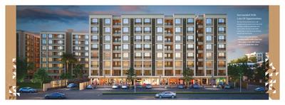 Image of 700 Sq.ft 2 BHK Apartment / Flat for sale in Yogeshwar Swarnim Sky, Bhayli, Vadodara for Rs. 3900000
