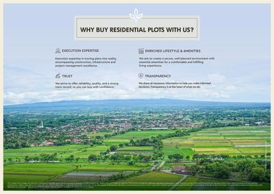 Image of 1500 Sq.ft Residential Plot / Land for sale in Godrej Verdania Estates, Manglia, Indore for Rs. 13500000