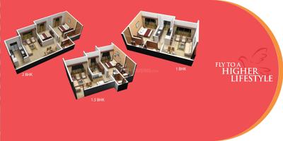 Image of 442 Sq.ft 1.5 BHK Apartment / Flat for sale in Shanti Life Spaces 2, Nalasopara East, Nala Sopara for Rs. 5600000