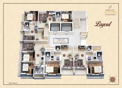 Image of 550 Sq.ft 1 BHK Apartment / Flat for sale in Shelaji Avenues, Kamathipura, Mumbai for Rs. 12500000