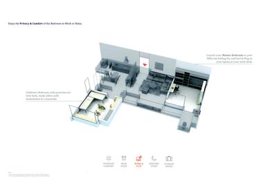 Image of 710 Sq.ft 2 BHK Apartment / Flat for sale in Pate Skyi Star Town Phase IV, Bhukum, Pune for Rs. 5300000