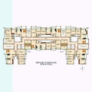Image of 1100 Sq.ft 1 RK Apartment / Flat for sale in Ornate Galaxy, Naigaon East, Naigaon for Rs. 7000000