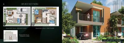 Image of 1945 Sq.ft 3 BHK Villa for sale in Geown Oasis Phase 3, Sarjapur, Bengaluru for Rs. 17900000