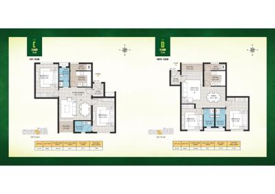 Image of 1250 Sq.ft 3 BHK Apartment / Flat for sale in MKB Nest, KK Nagar, Tiruchirappalli for Rs. 9367000